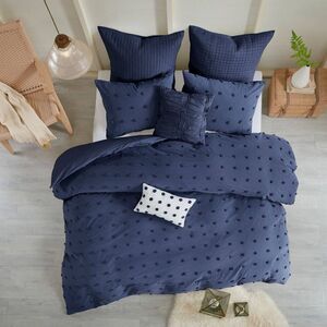 Urban Habitat - 5pc Twin/Twin Extra Long Urban Habitat Kay Cotton  Blue